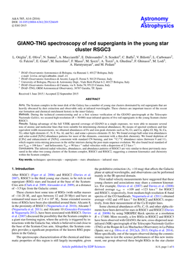 GIANO-TNG Spectroscopy of Red Supergiants in the Young Star Cluster RSGC3 L