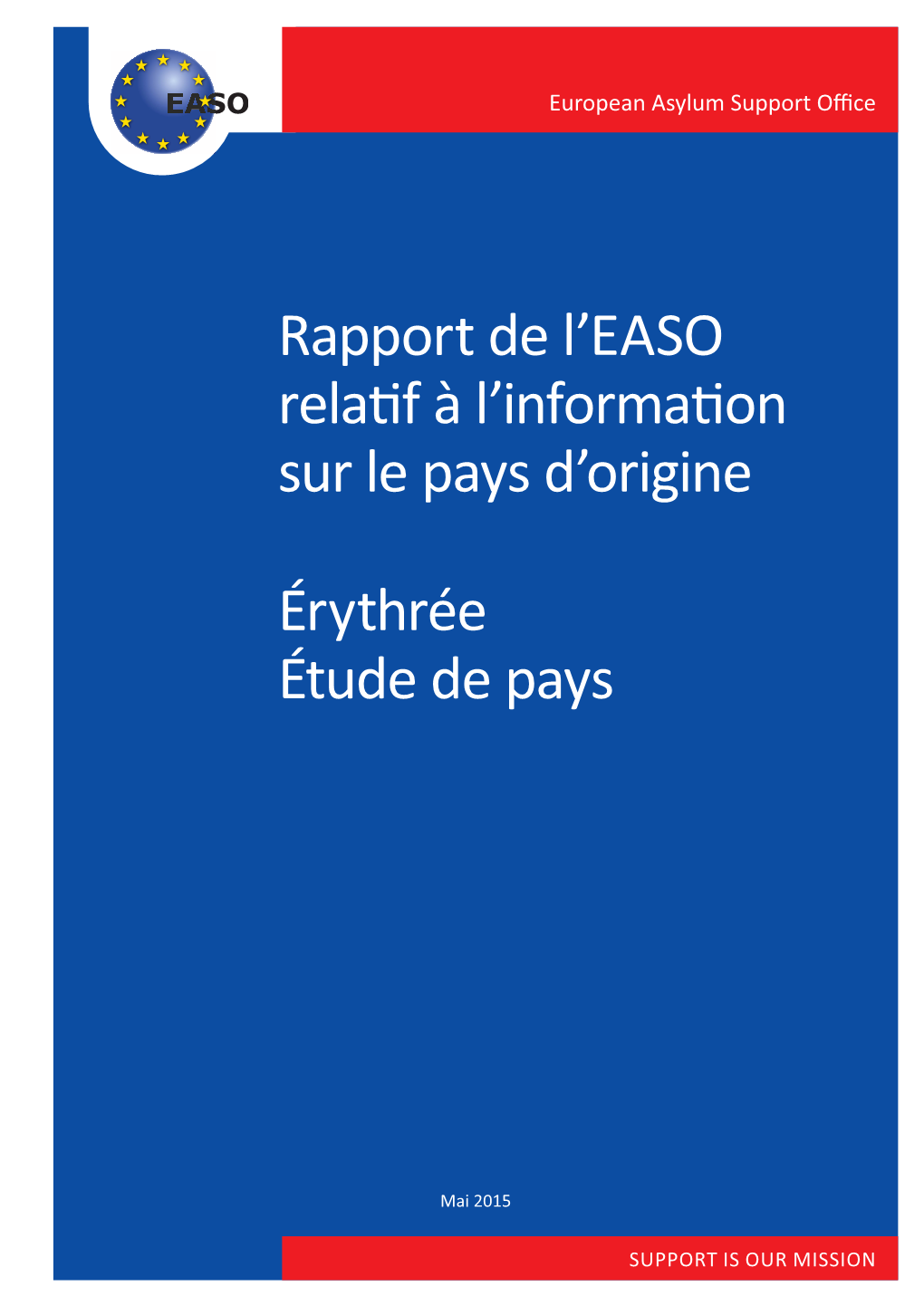 Rapport De L'easo Relatif À L'information Sur Le Pays D'origine