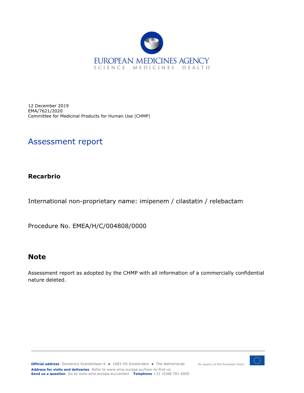 Assessment Report