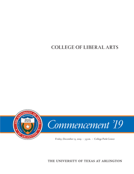 Commencement ’19