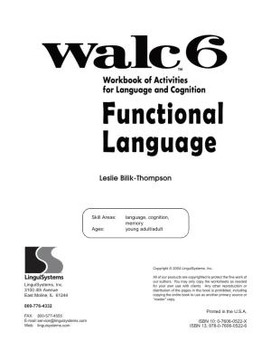 WALC 6 Is Leslie's First Publication with Linguisystems