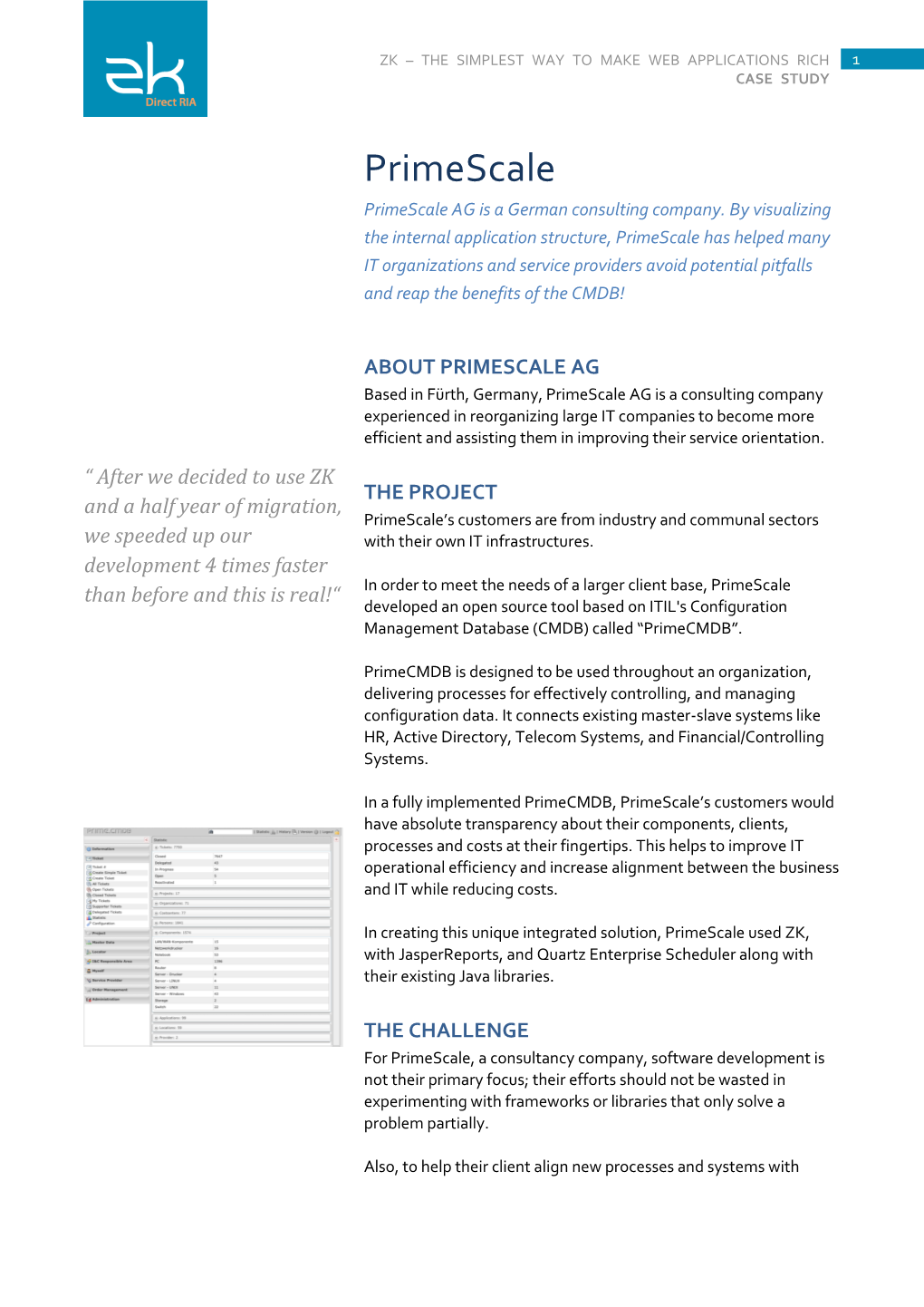 Primescale Primescale AG Is a German Consulting Company