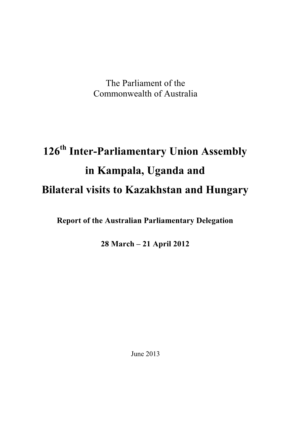 Membership of the Delegation