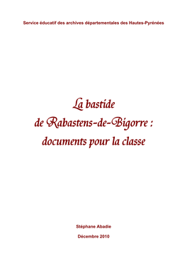 Bastide Rabastens
