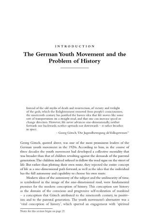 The German Youth Movement and the Problem of History