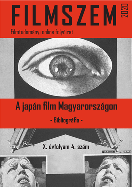 FILMSZEM 2020 Filmtudományi Online Folyóirat