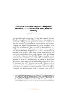 Giovanni Benedetto Castiglione's Temporalis Aeternitas