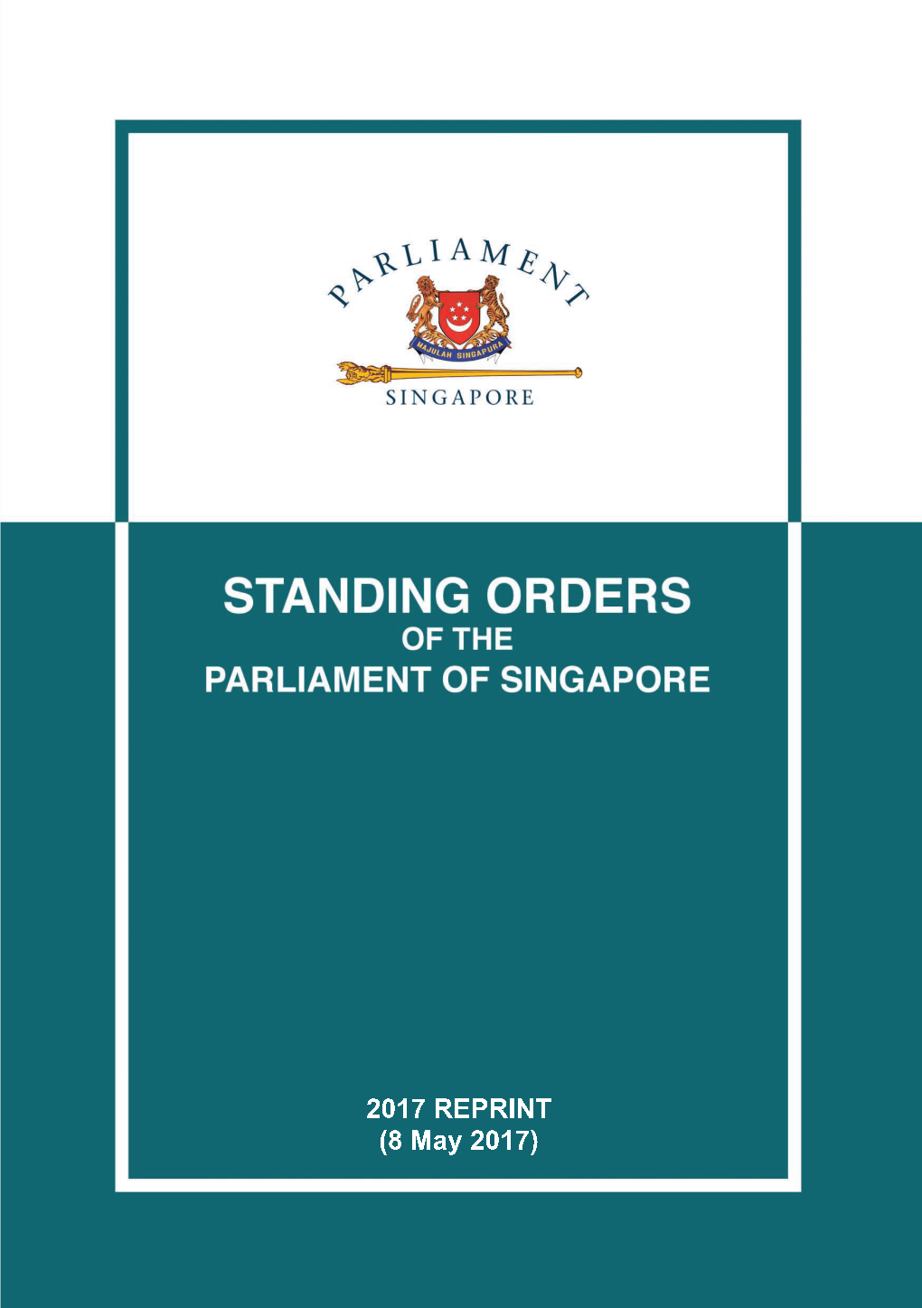 Standing Orders of the Parliament of Singapore