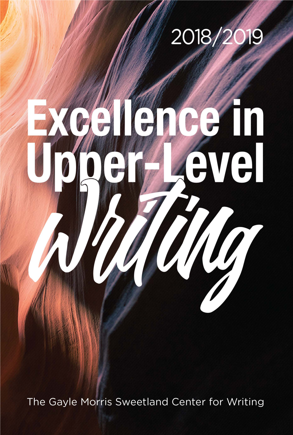 2019 Upper-Level Writing Prizebook (Pdf)