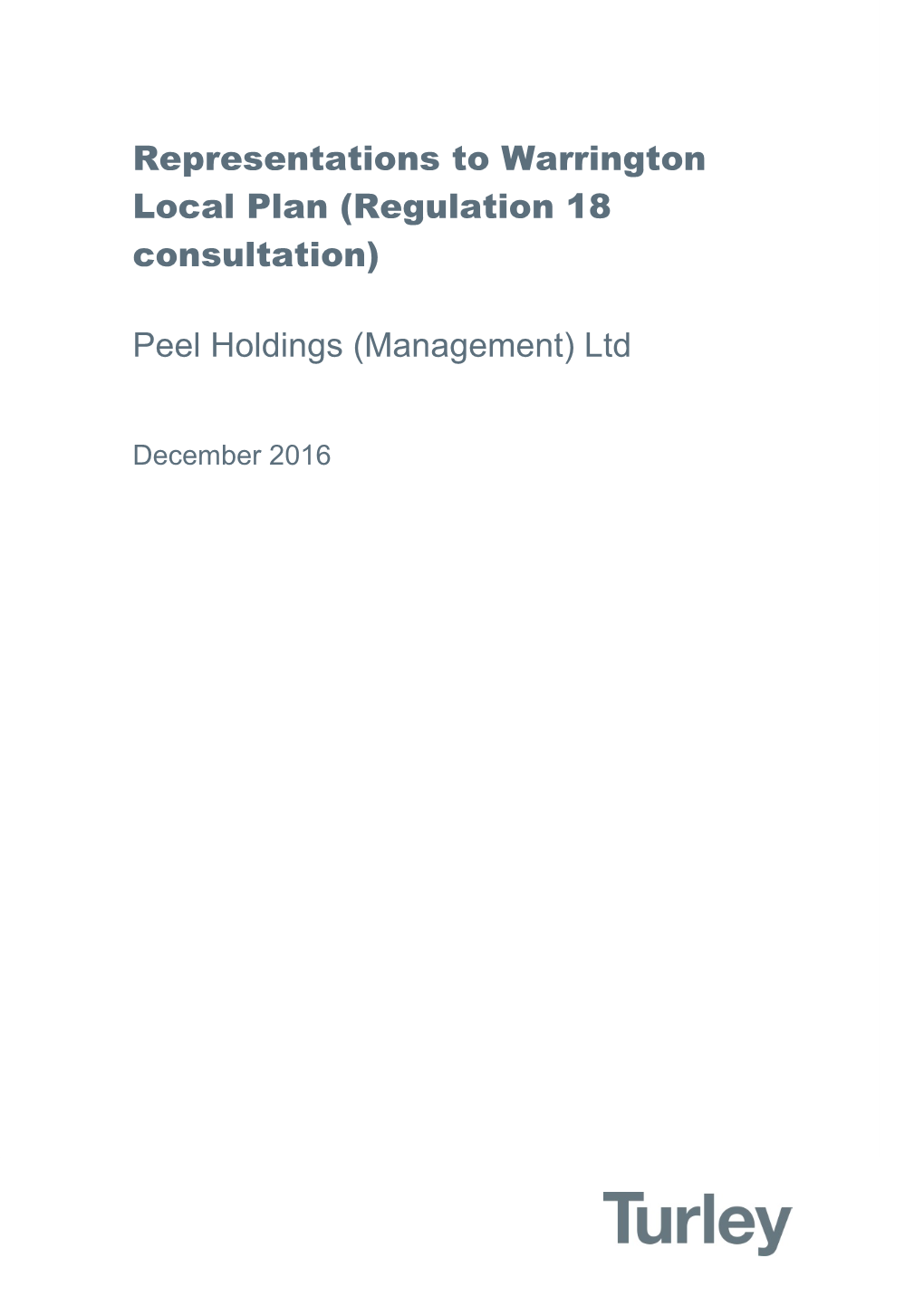 Peel Holdings (Management) Ltd