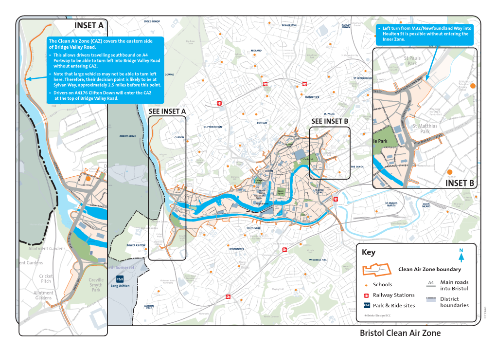 View a Detailed Plan of Bristol's Clean Air Zone (2.7