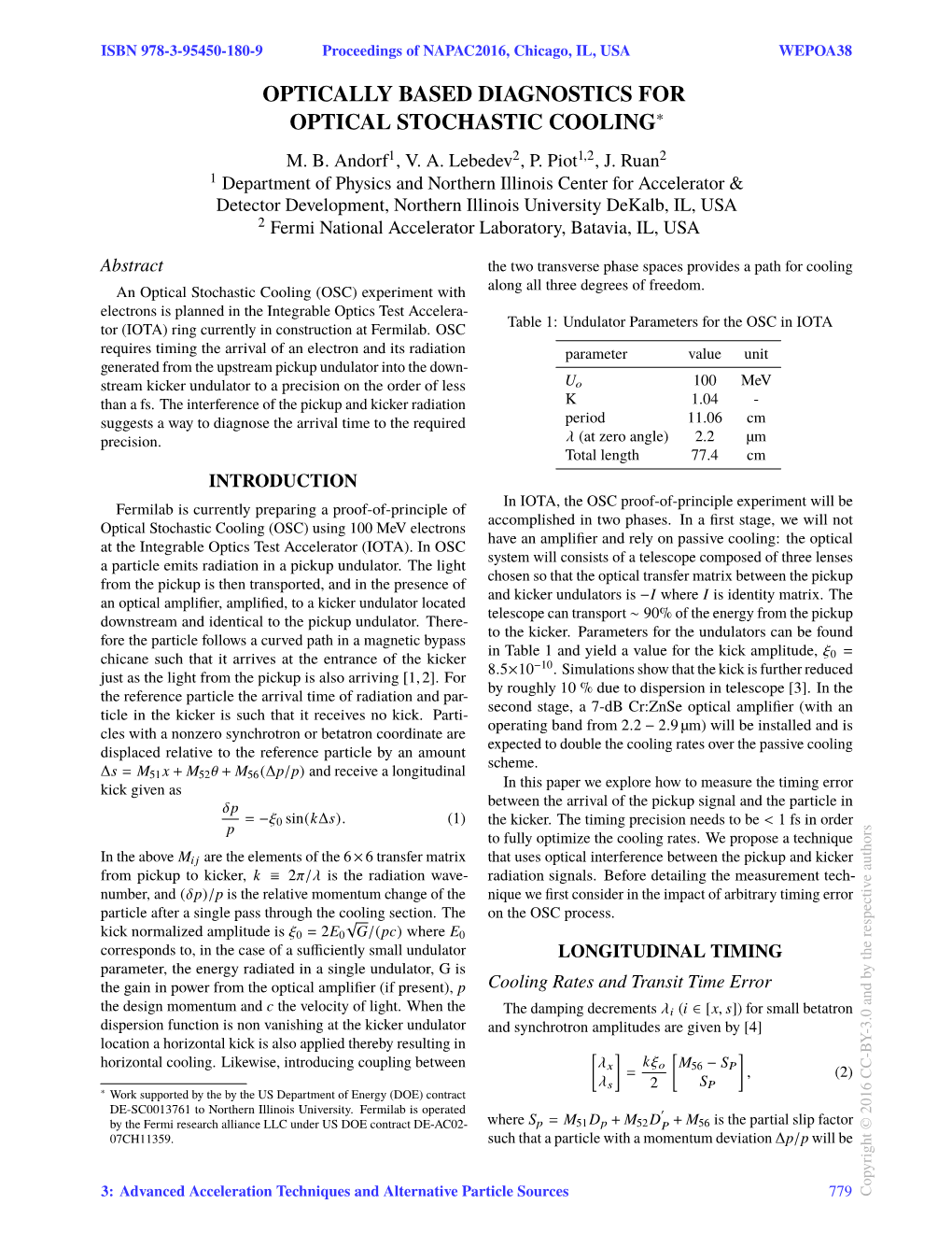 Optically Based Diagnostics for Optical Stochastic Cooling⇤ M