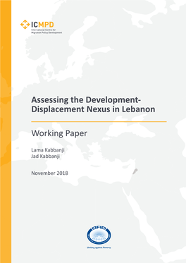 Assessing the Development- Displacement Nexus in Lebanon