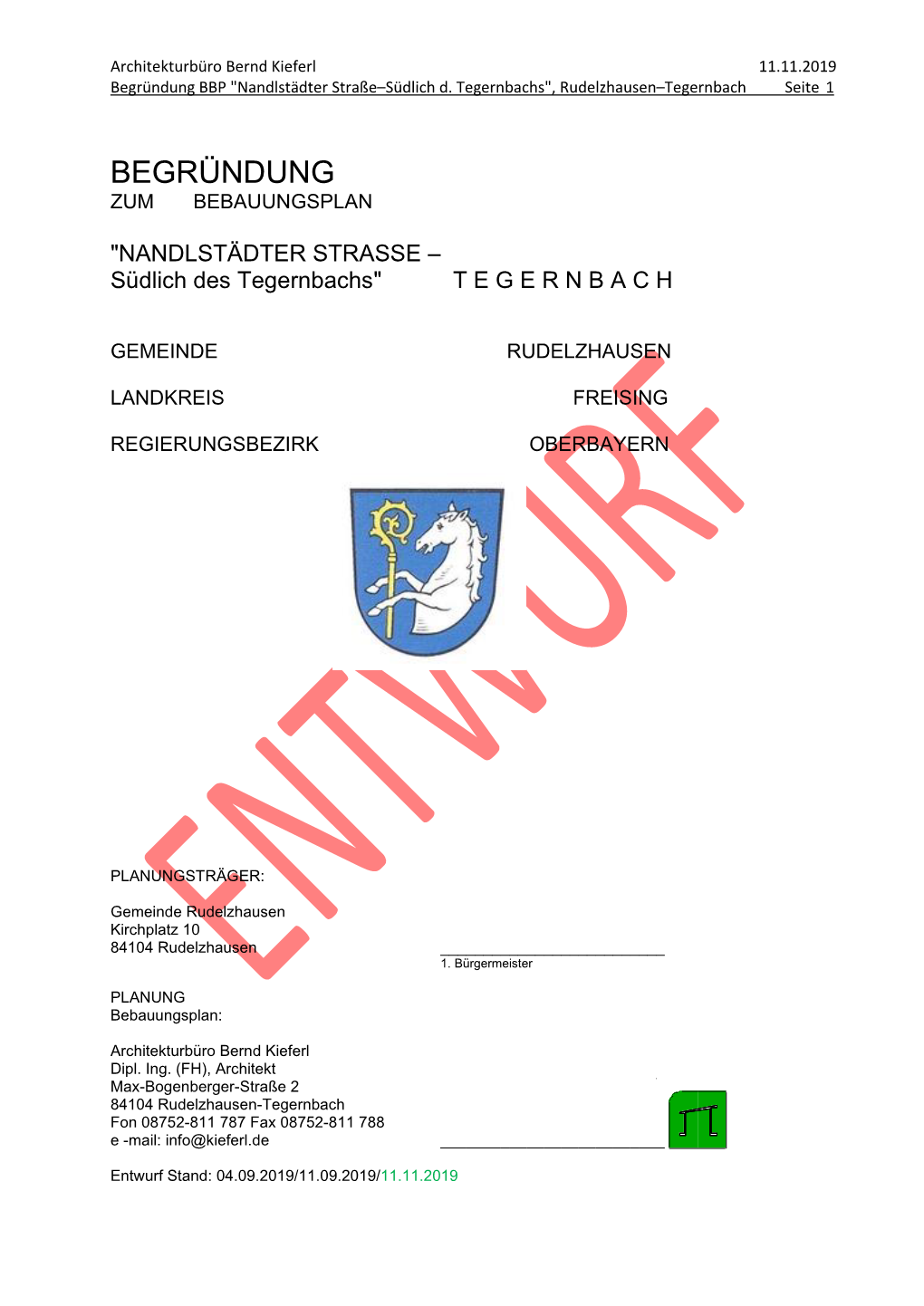 Begründung BBP "Nandlstädter Straße–Südlich D