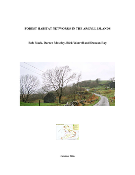 Forest Habitat Networks in the Argyll Islands