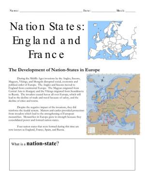 Nation States: England and France