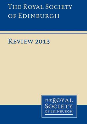 Review 2013 the Royal Society of Edinburgh