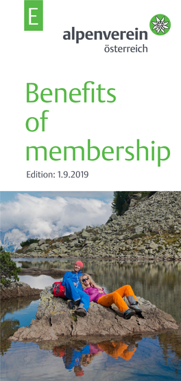 Benefits of Membership Edition: 1.9.2019