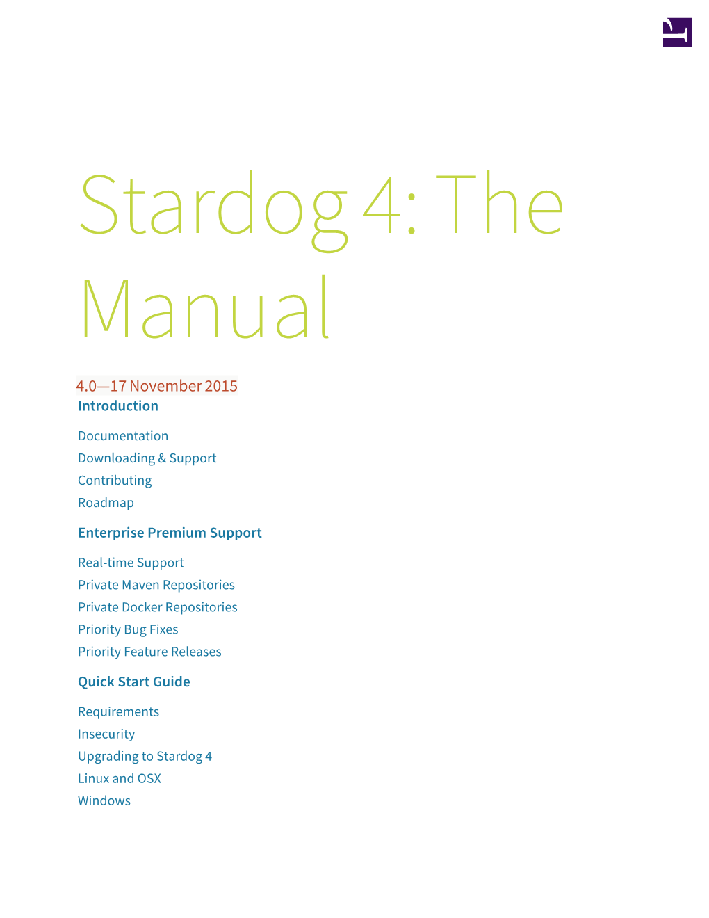 Stardog 4: the Manual