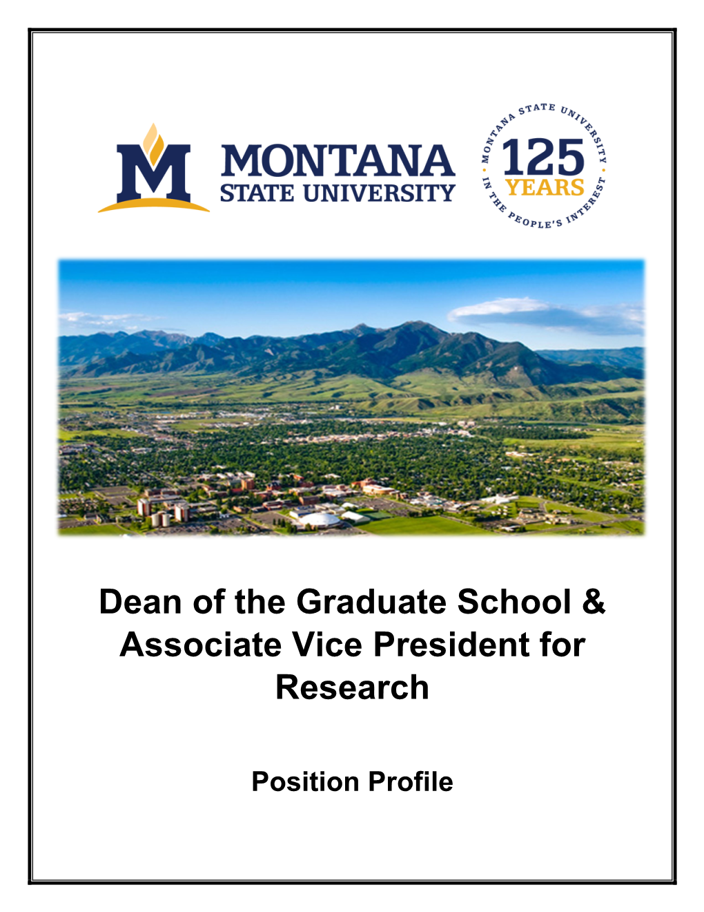 Dean of the Graduate School & Associate Vice President For