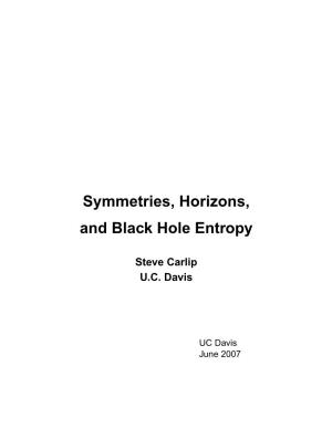 Symmetries, Horizons, and Black Hole Entropy