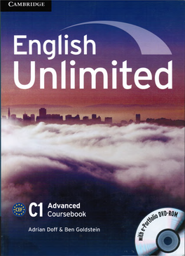 Advanced Coursebook with E-Portfolio DVD-ROM Unlimited for Windows and Mac Adrian Doff & Ben Goldstein