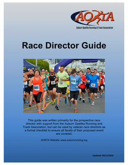 AORTA Race Director Guide 2016-09-11