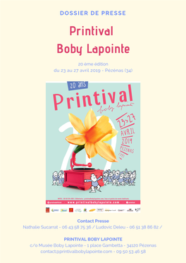Printival Boby Lapointe