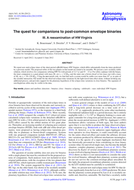 The Quest for Companions to Post-Common Envelope Binaries III