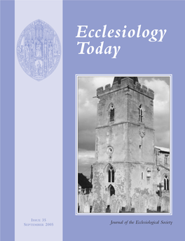 Ecclesiology Today 35 Á September 2005