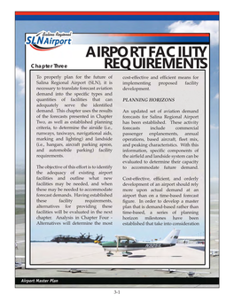 Airport Facility Requirements (Chapter 3)