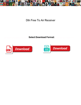 Dth Free to Air Receiver