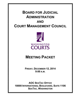 Board for Judicial Administration and Court Management Council