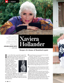 Xaviera Hollander Bares All to Society Magazine