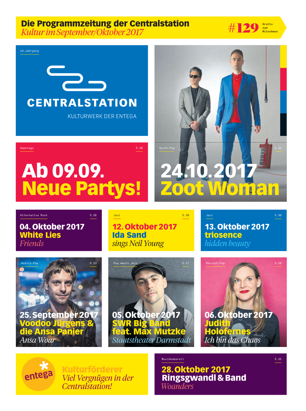 24.10.2017 Zoot Woman Ab 09.09. Neue Partys!