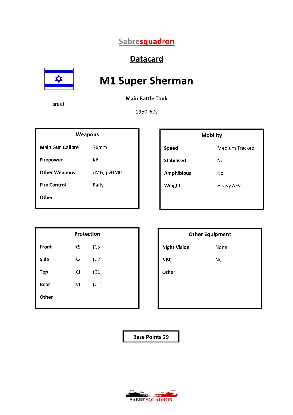 M1 Super Sherman