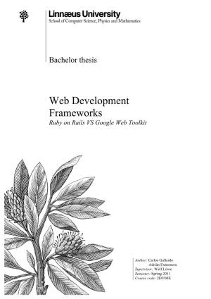 Web Development Frameworks Ruby on Rails VS Google Web Toolkit