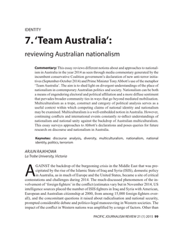 7. 'Team Australia'