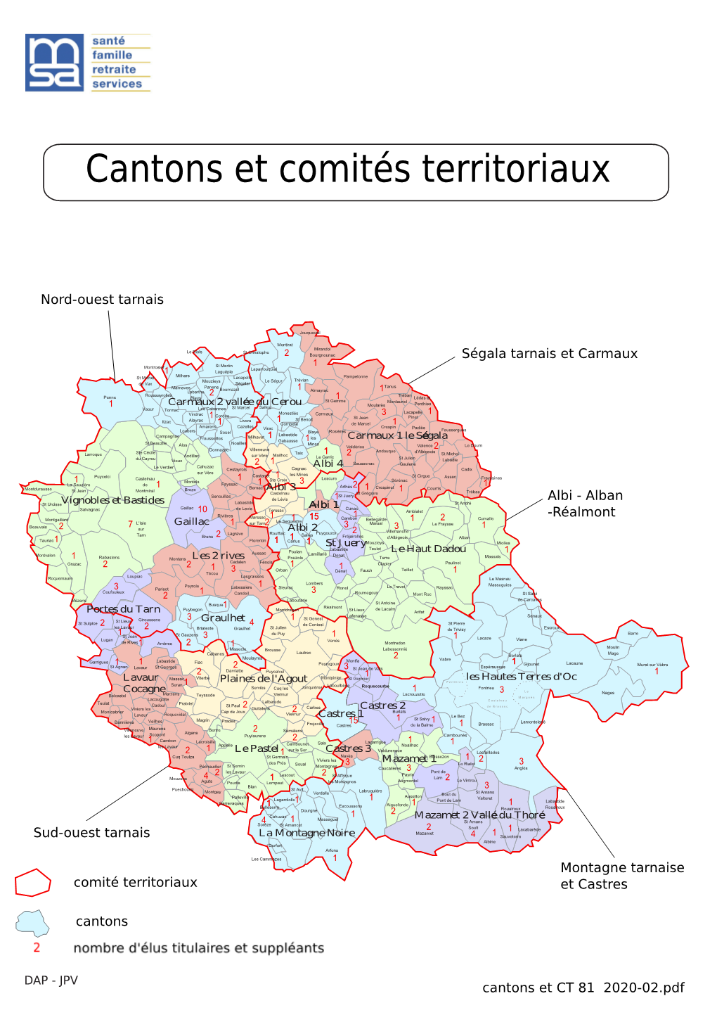 Cantons Et Comités Territoriaux