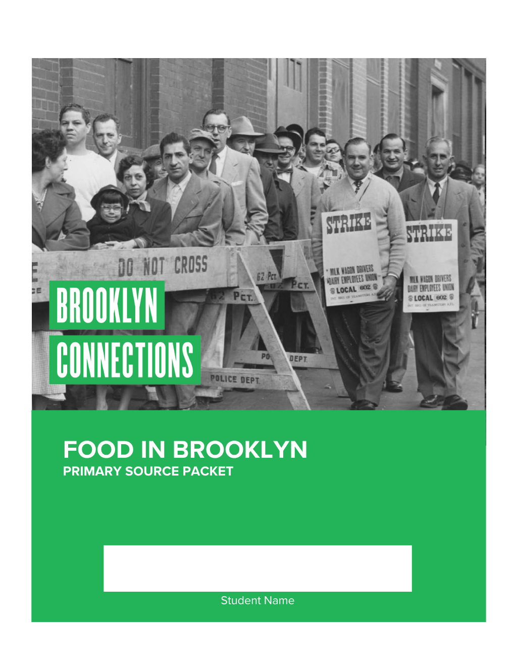 Food in Brooklyn Primary Source Packet