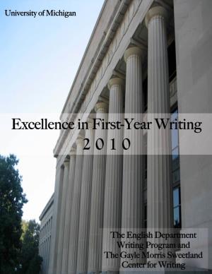 2010 First-Year Writing Prizebook (Pdf)