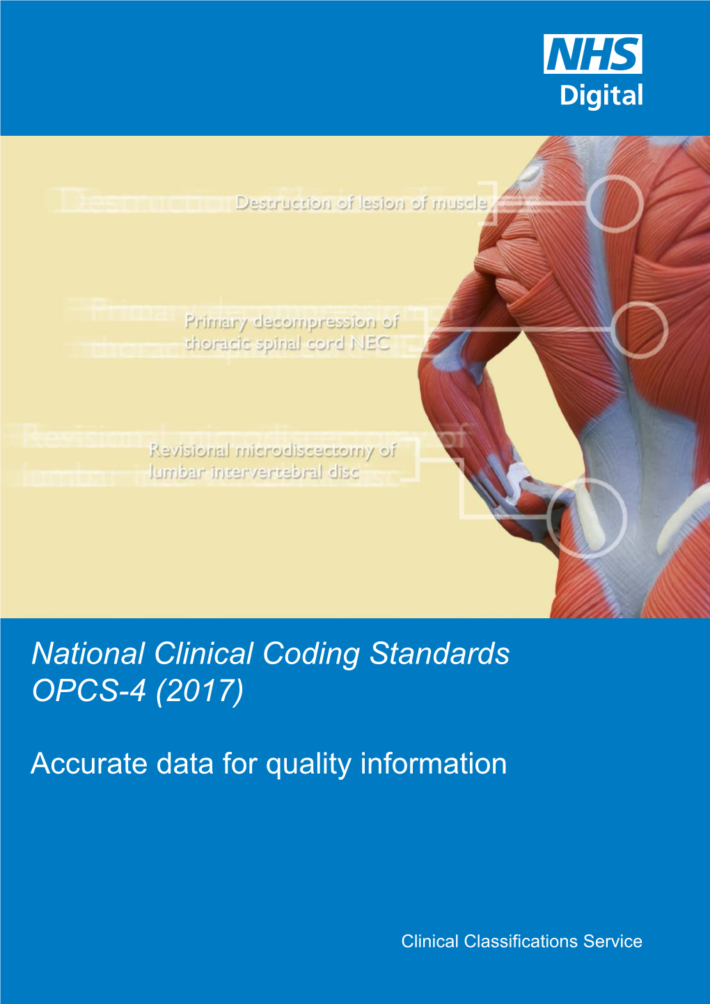 National Clinical Coding Standards OPCS-4 (2017)