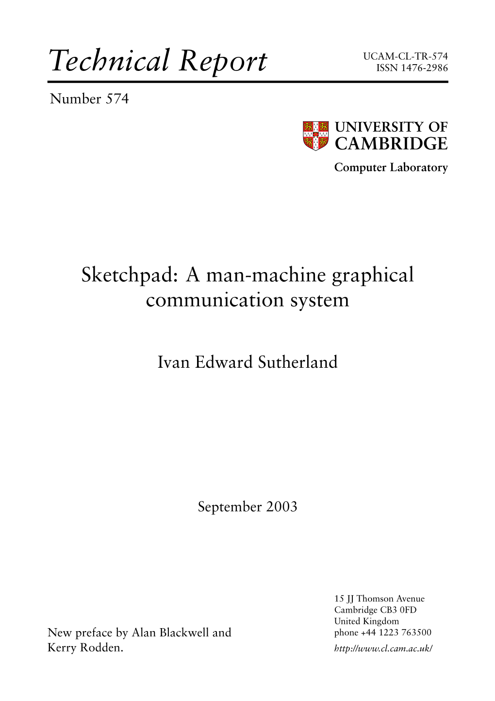 Sketchpad: a Man-Machine Graphical Communication System