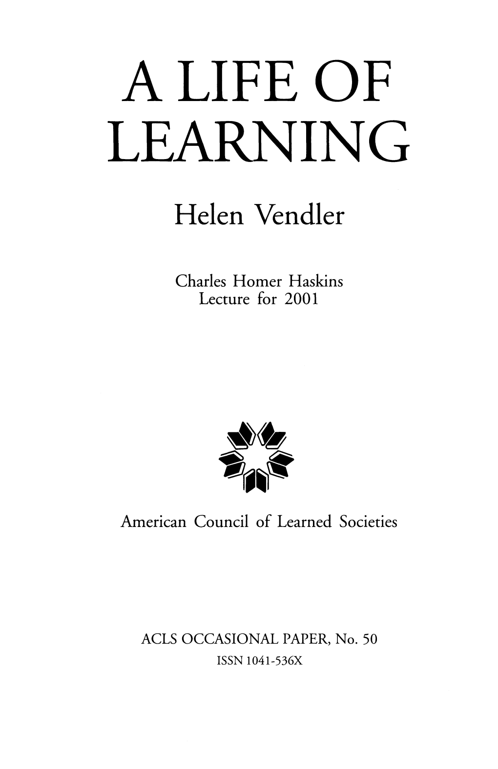 Helen Vendler