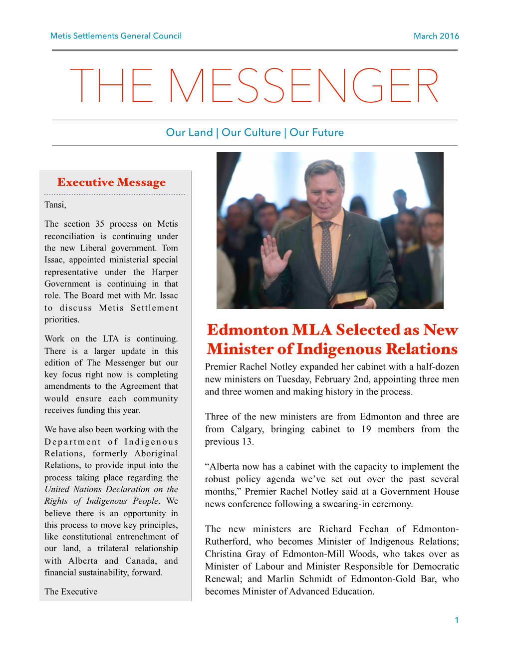 Messenger Winter 2016