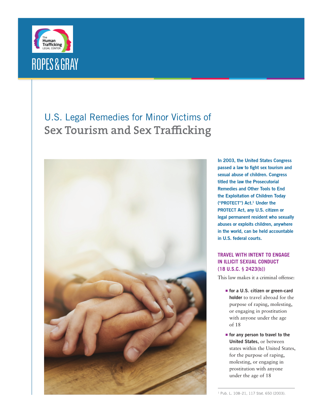 US Legal Remedies for Minor Victims of Sex Tourism And