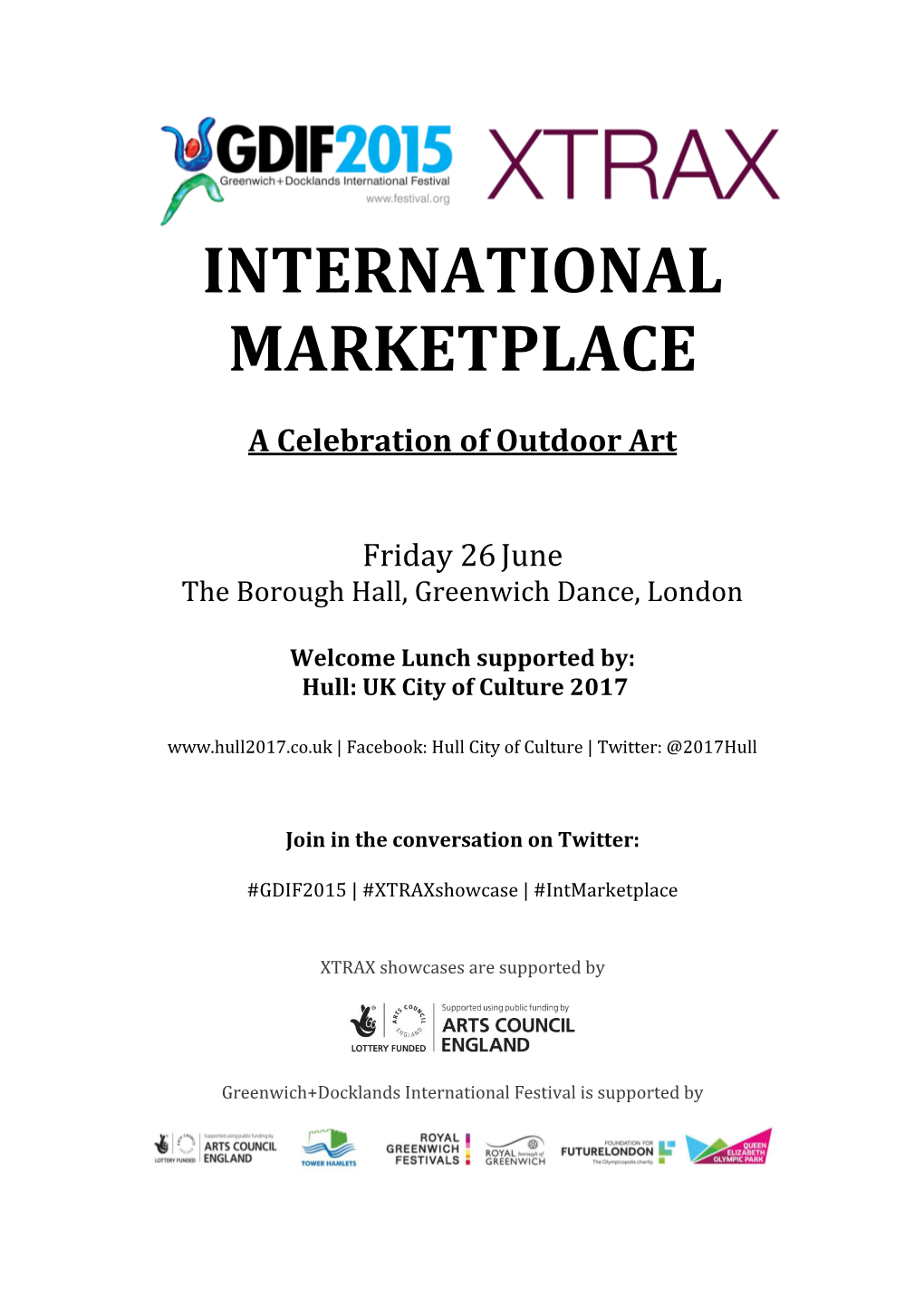 XTRAX/GDIF International Marketplace 2015