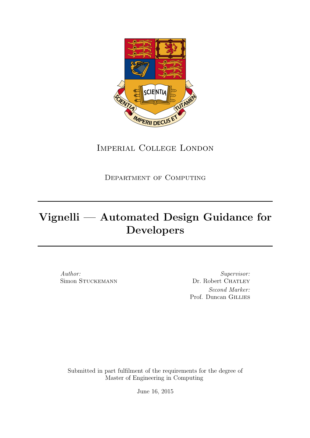 Vignelli — Automated Design Guidance for Developers