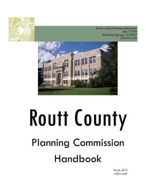 Planning Commission Handbook