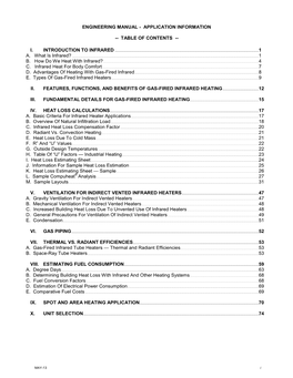 Infrared Heating Engineering Manual Download
